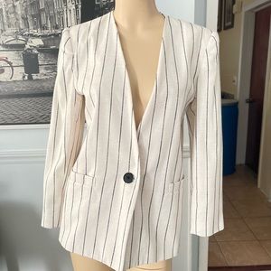 ashley brooke women's jacket with black stripes